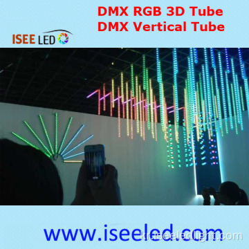 주소가 가능한 LED 3D 효과 RGB 크리스탈 튜브 방수